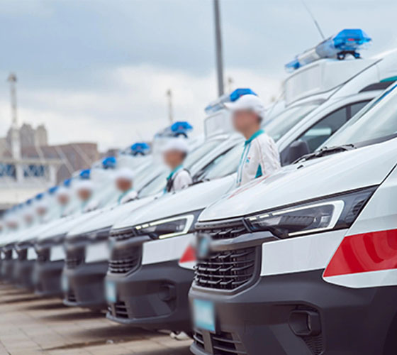 香格里拉市服务车队展示